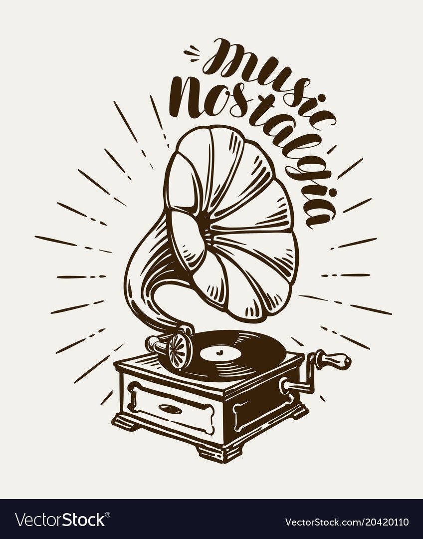 Патефон эскиз