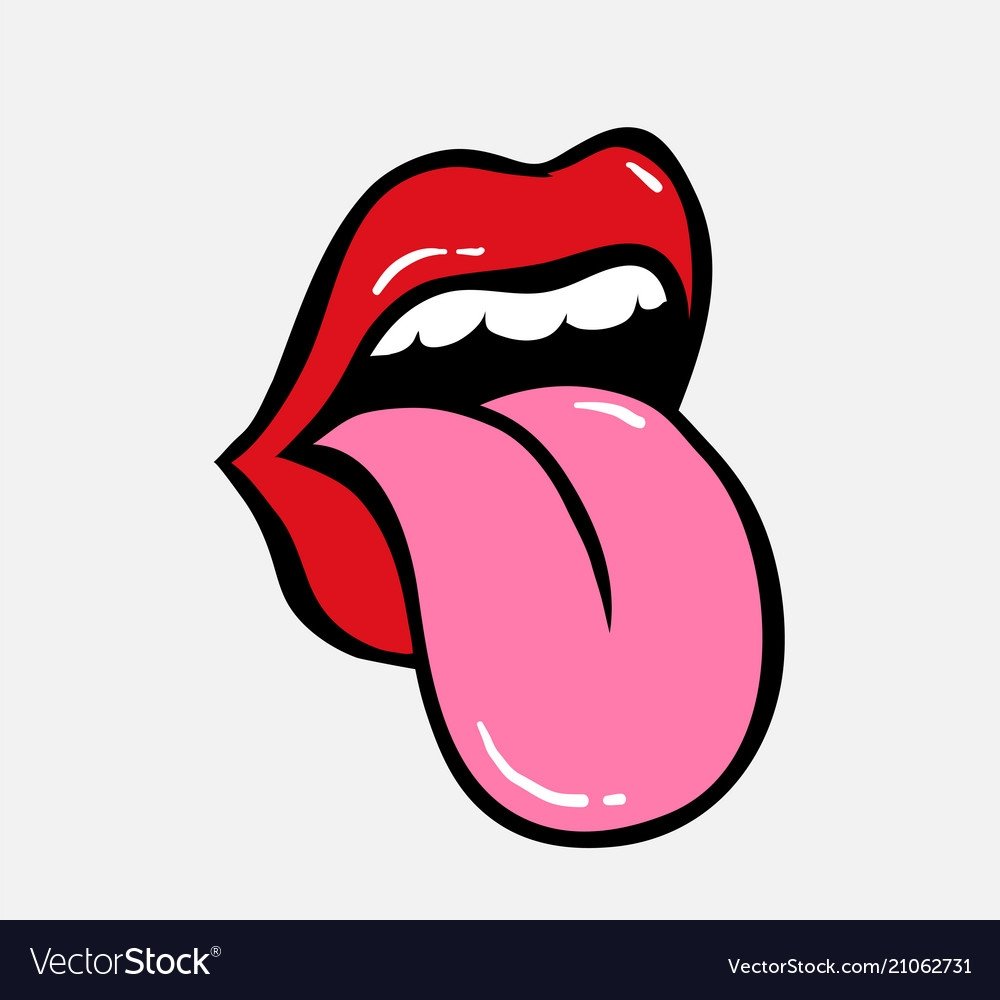 Открытый женский рот