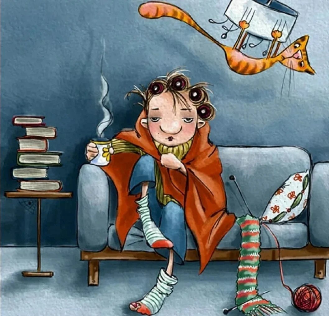 Девушка с утра приколы