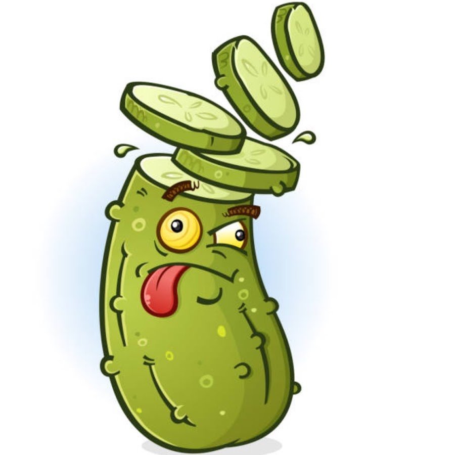 Огурцы мультяшные