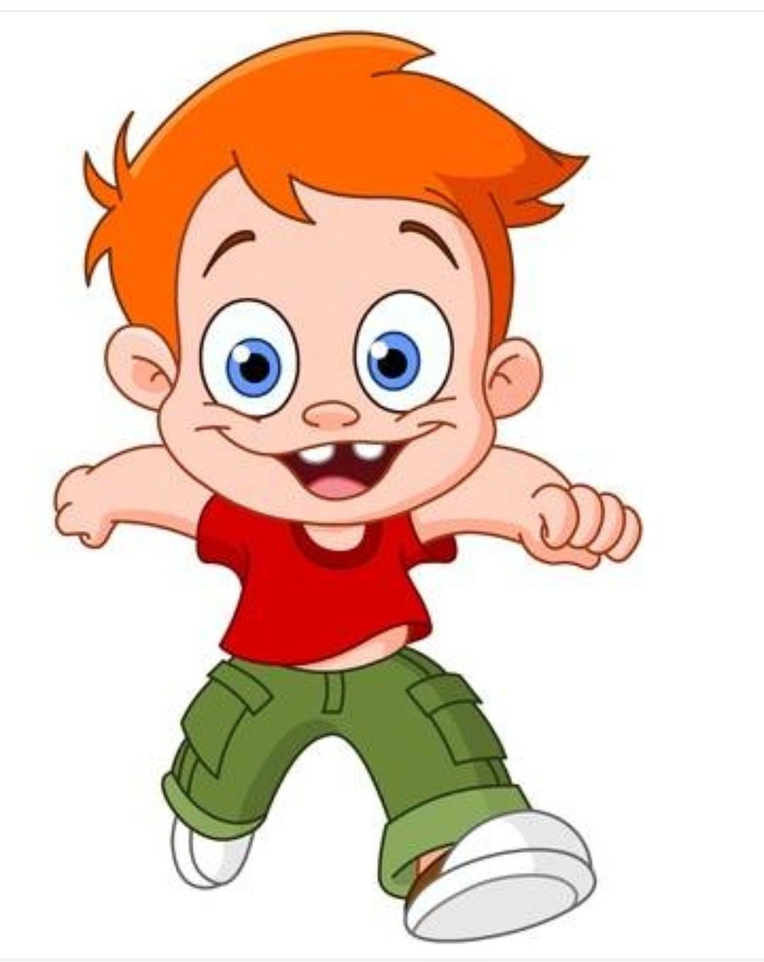 Мальчик на белом фоне