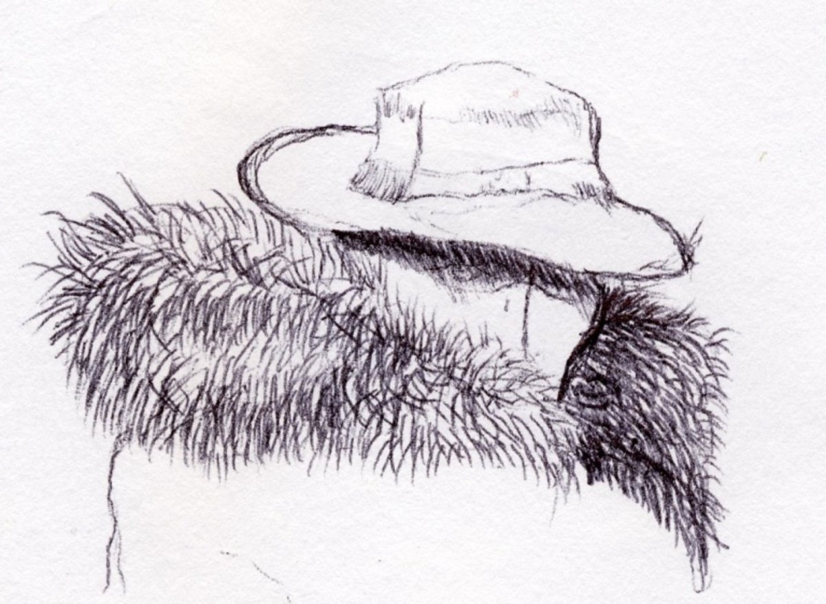 Нарисованный мех