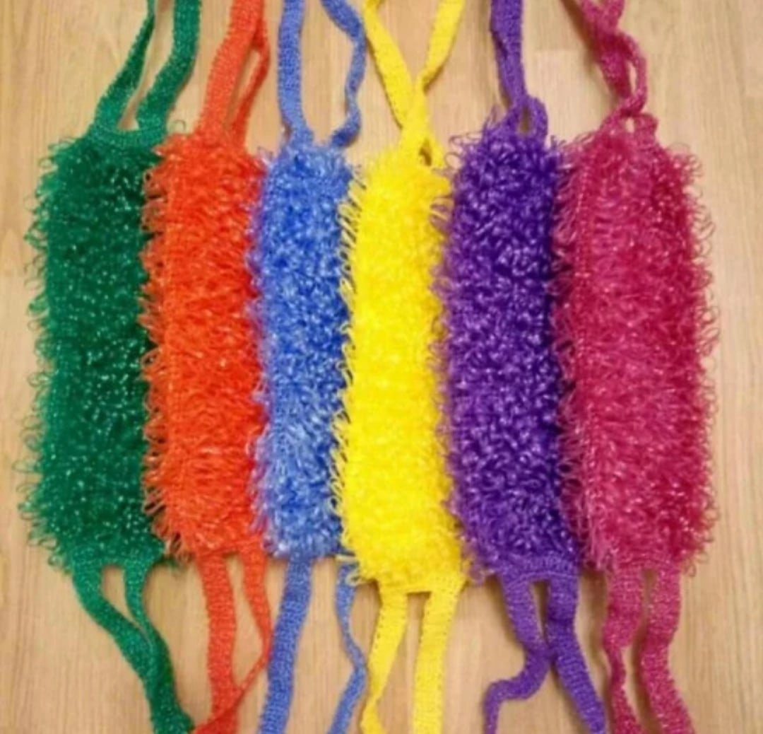 Мочалки с надписями