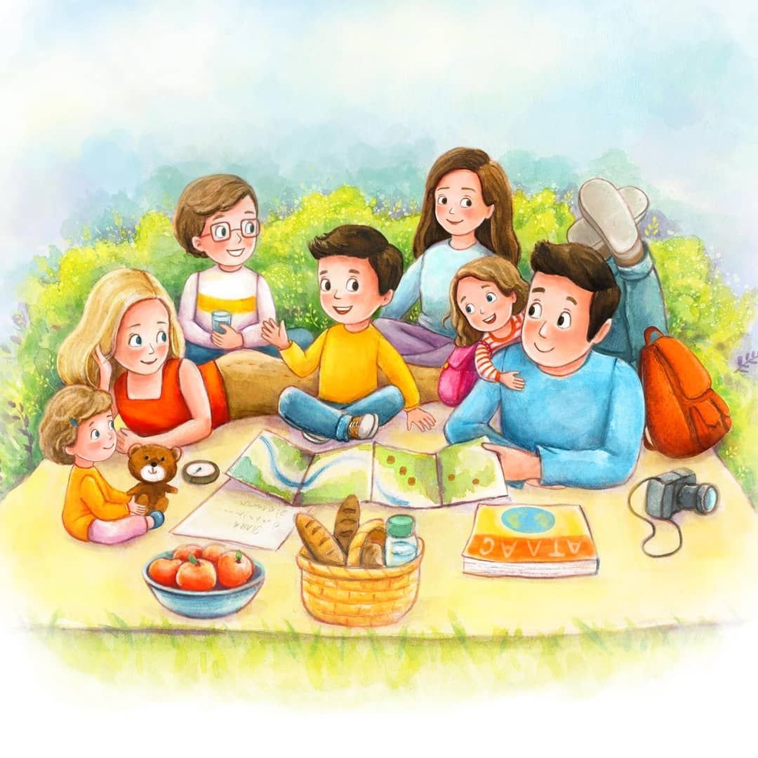 Семья рисунок