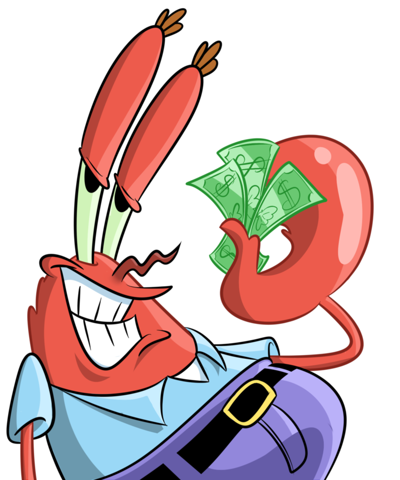 Губка Боб Мистер Крабс