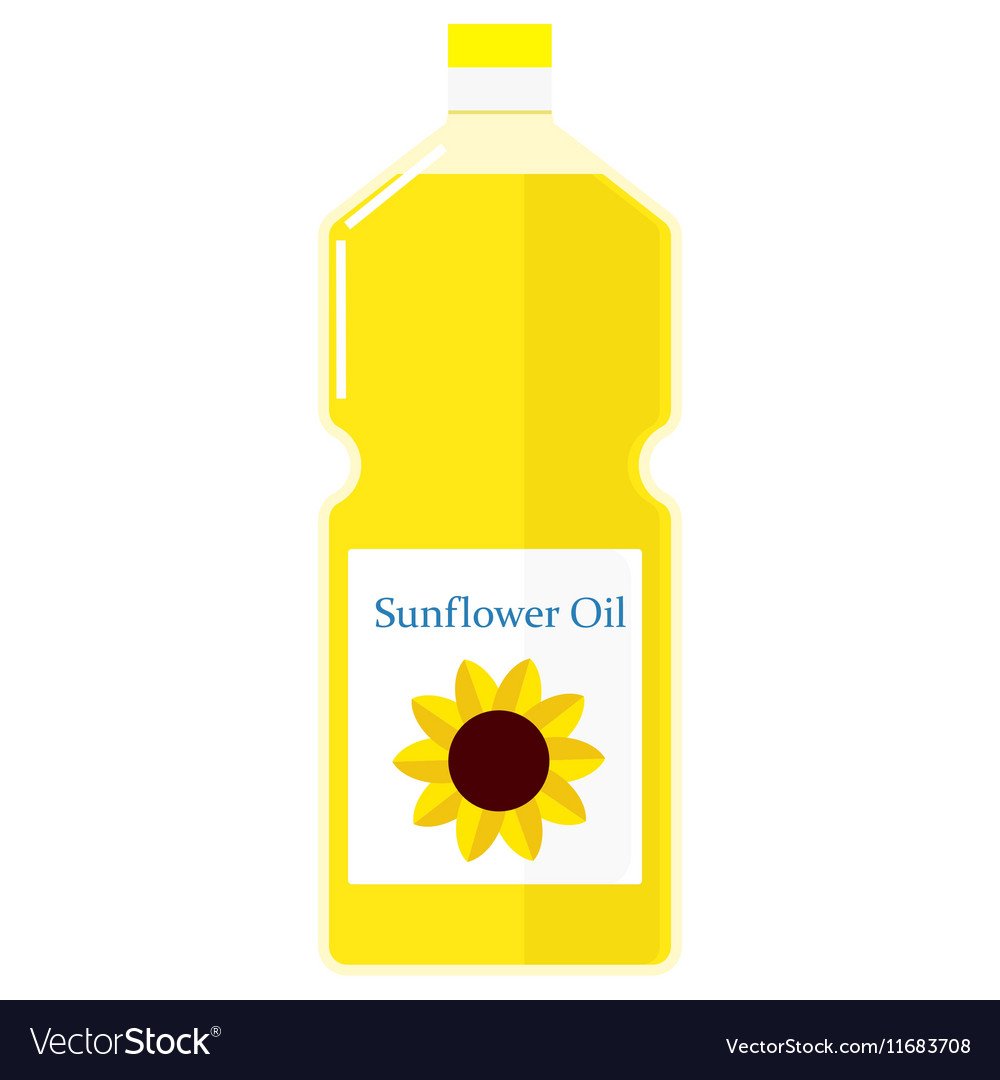 Подсолнечное масло вектор