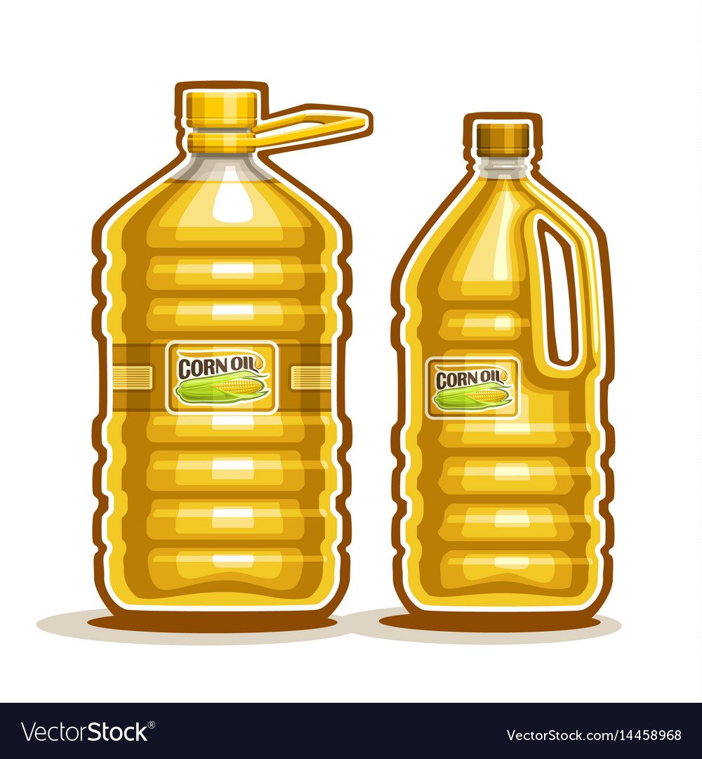 Бутылка масла вектор