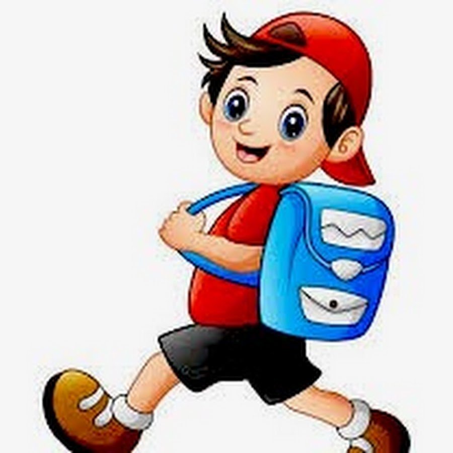 Мальчик идет из школы