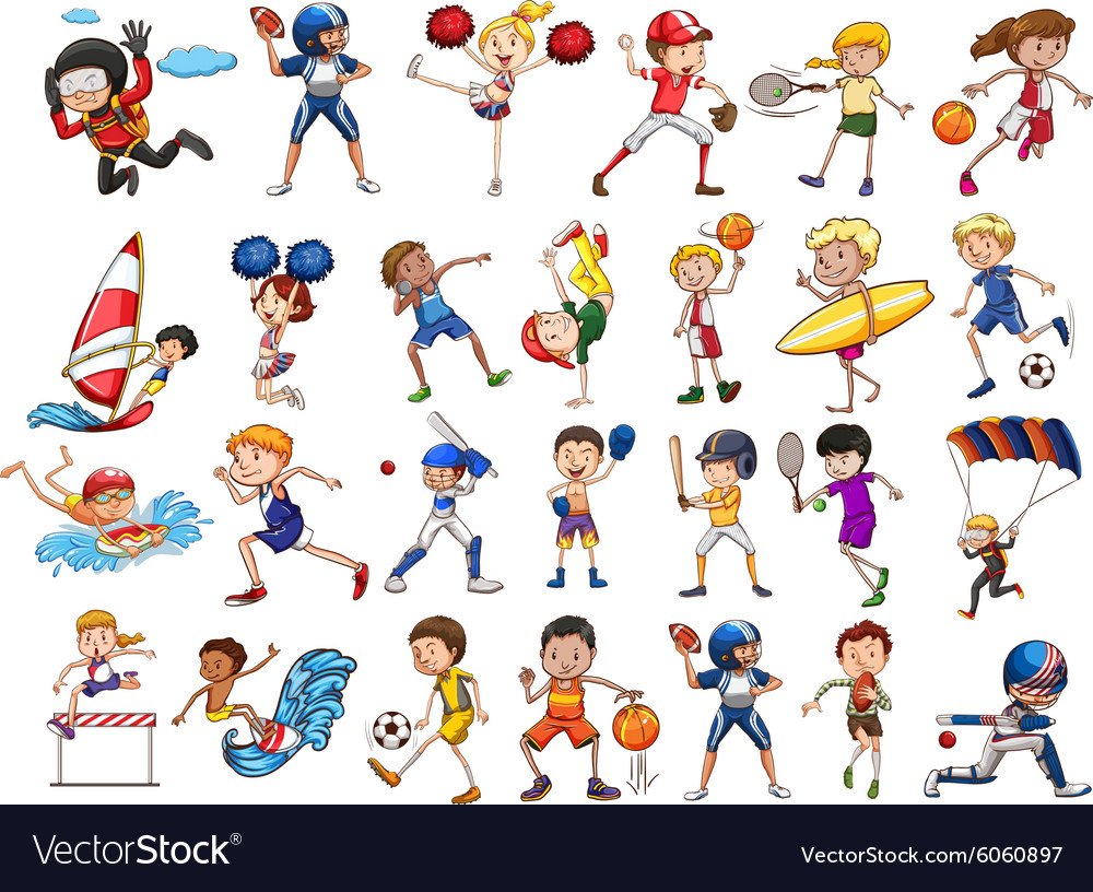 Иллюстрации о различных видах спорта