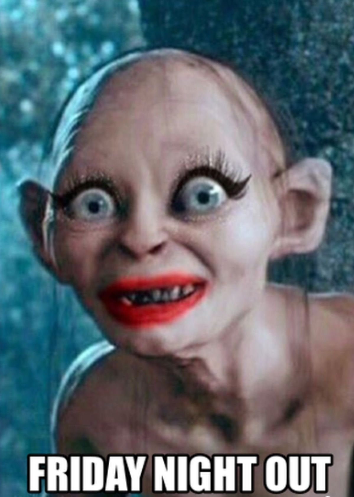 Голлум из Властелина колец gif