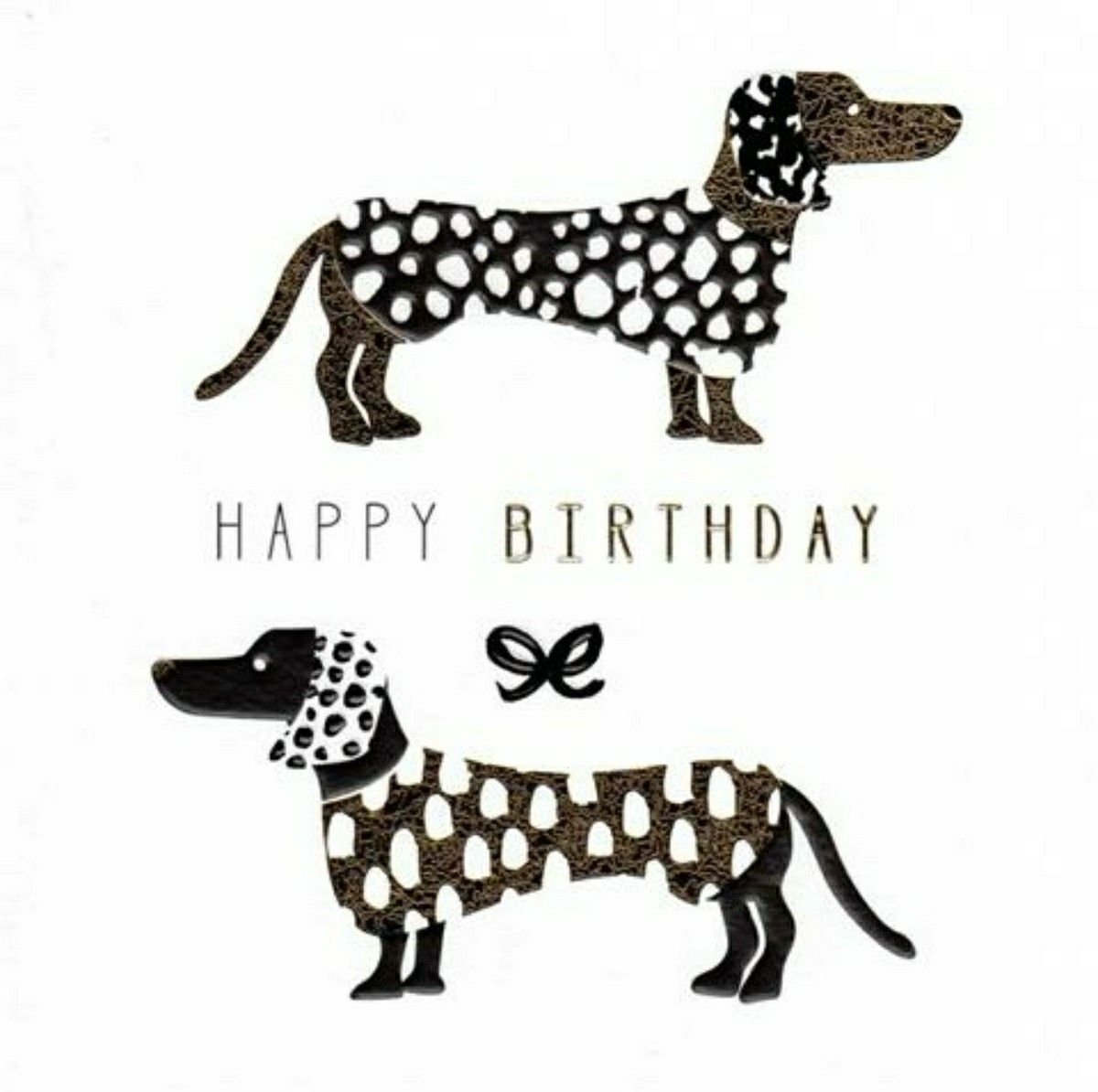 Такса щенок на день рождения рисунок