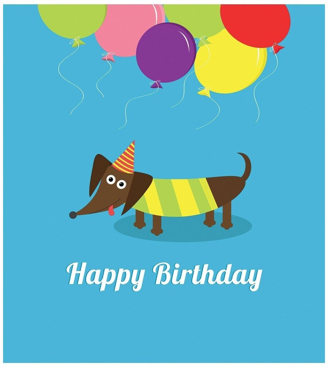 Открытки с таксами с днем рождения