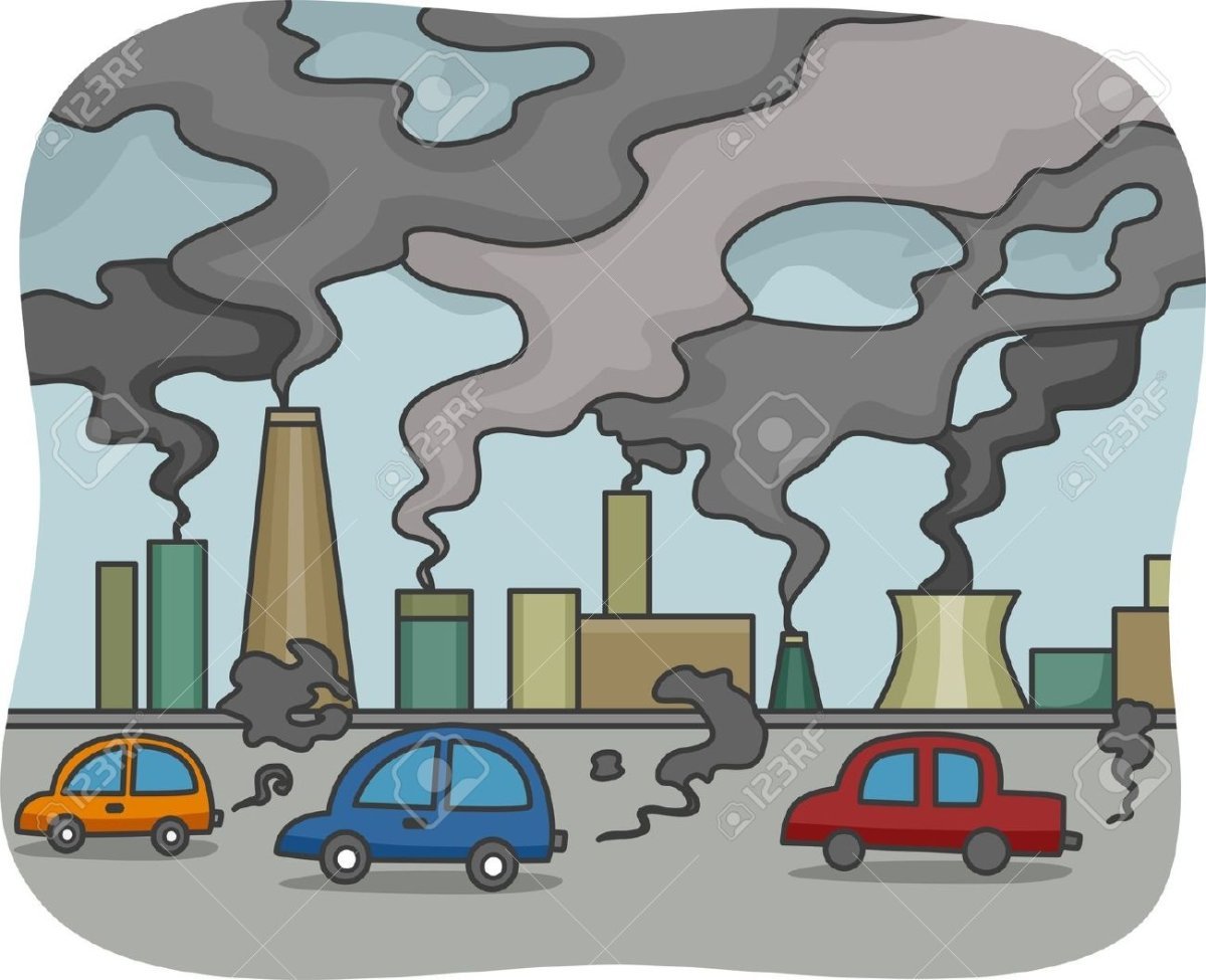 Загрязнение воздуха заводами для детей