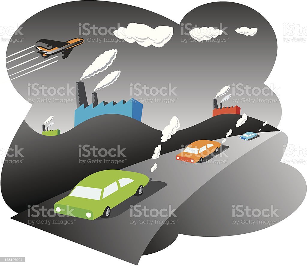 Загрязнение атмосферы фон