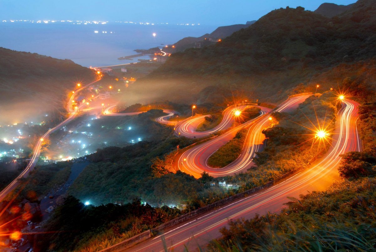 Горная дорога серпантин