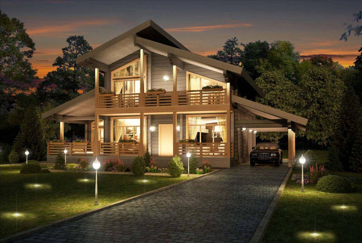 Красивые коттеджи