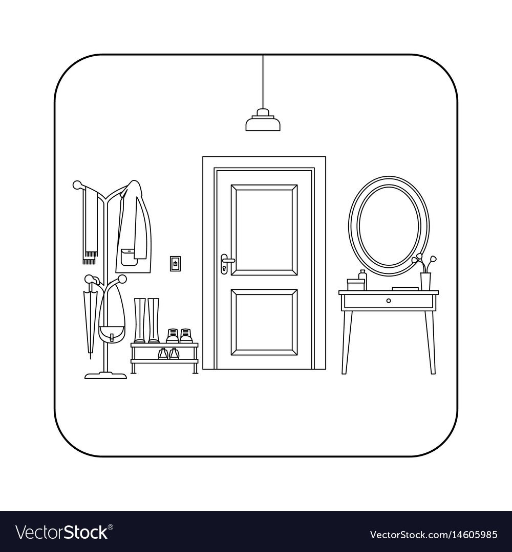 Прихожая вектор