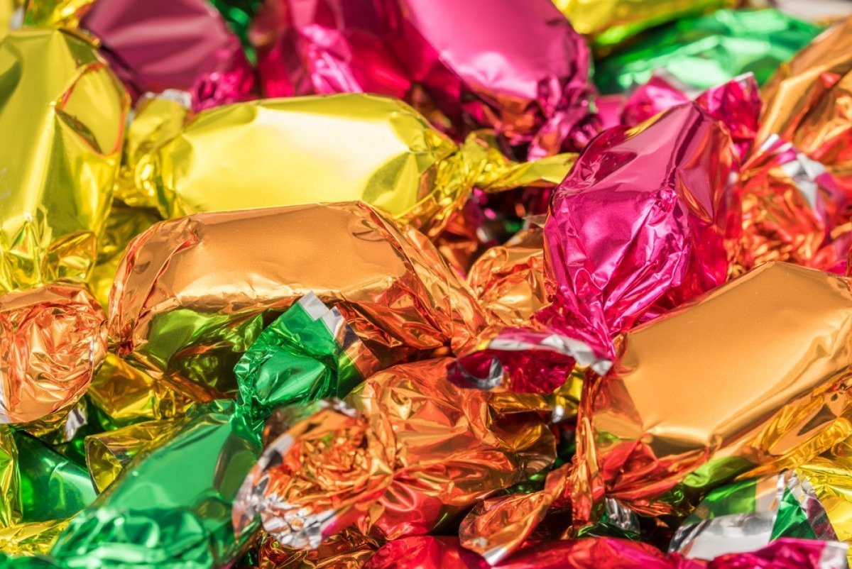 Конфеты в красивой обертке
