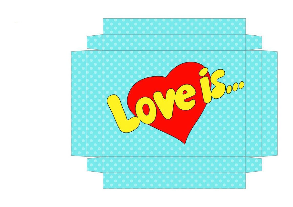 Шаблон для шоколадки