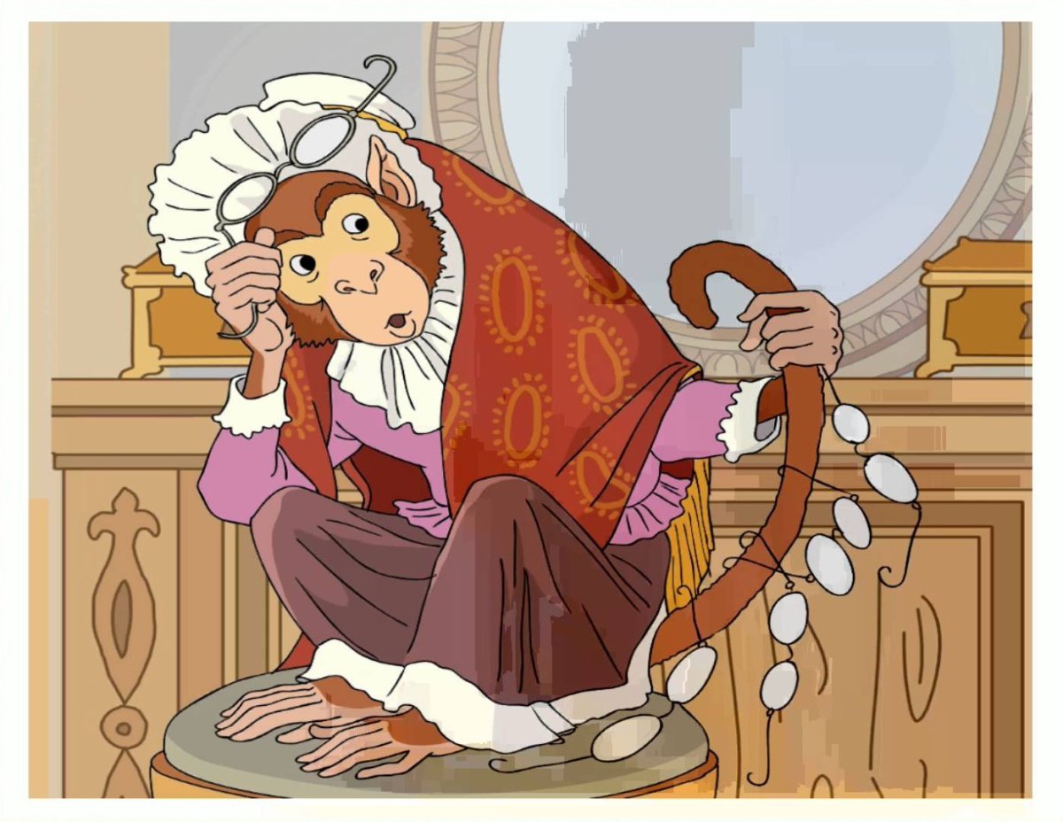 Крылов и. "мартышка и очки"