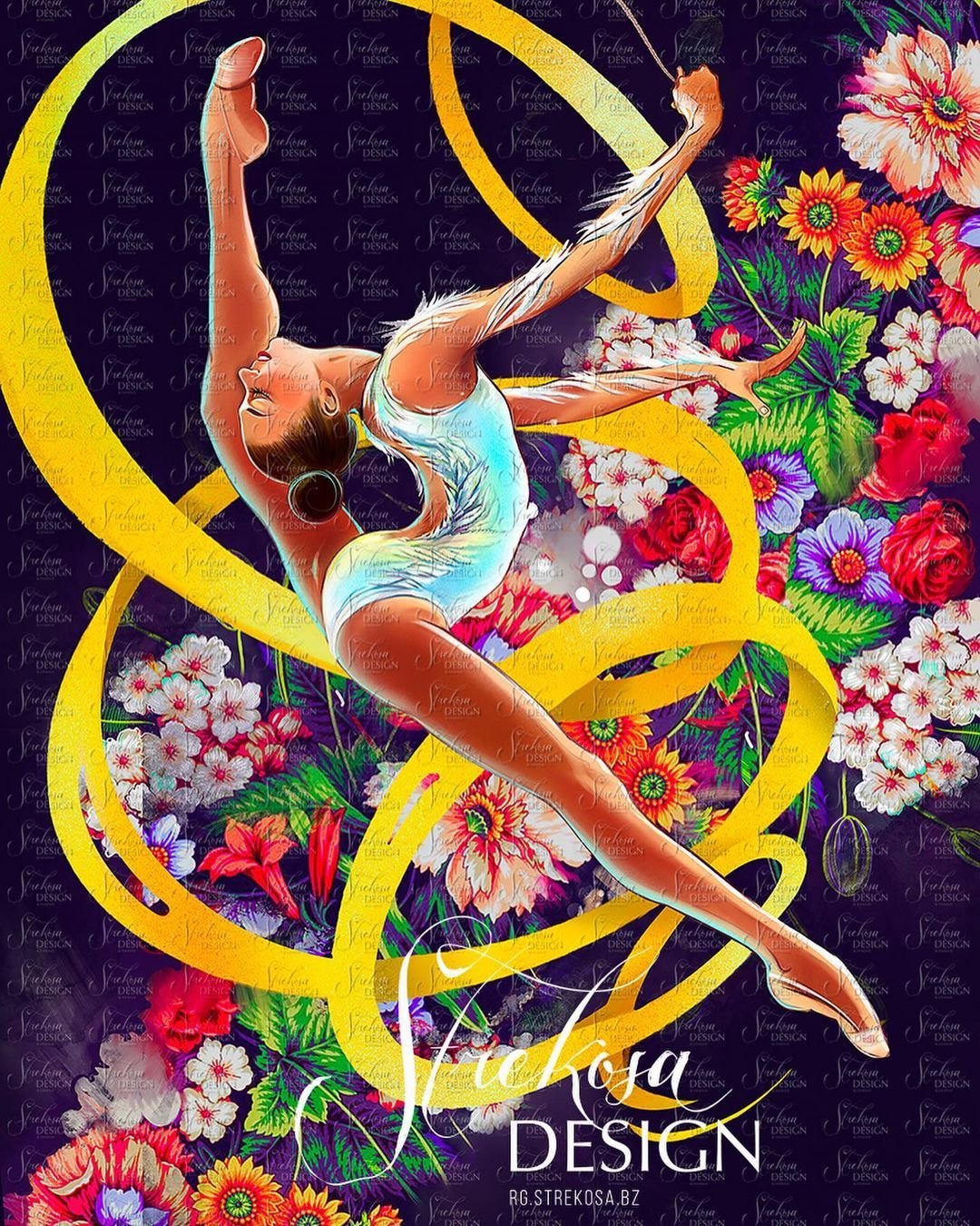 Design гимнастика strekoza