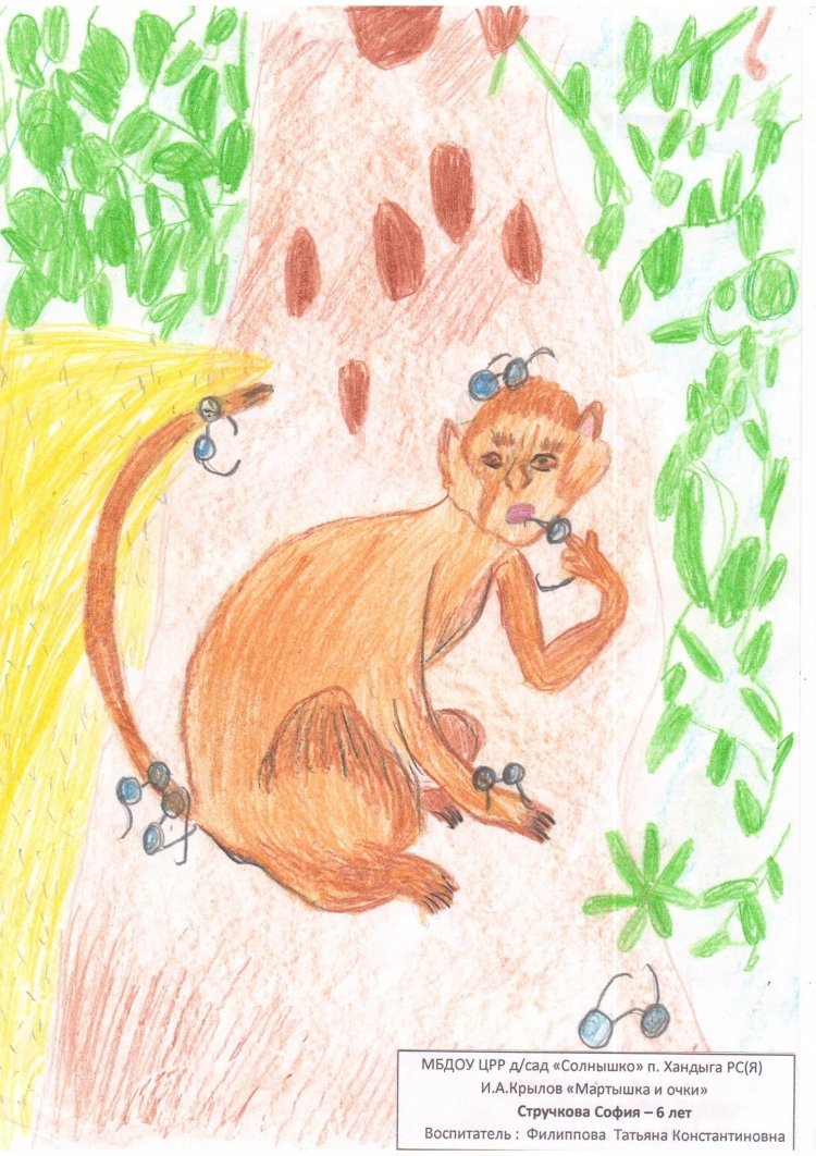 Обезьяна и очки мультфильм