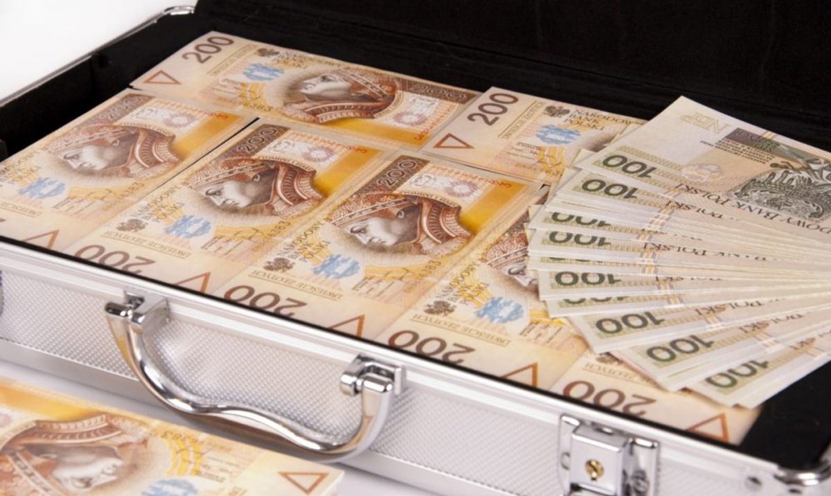 Доллары в пачках в кейсе