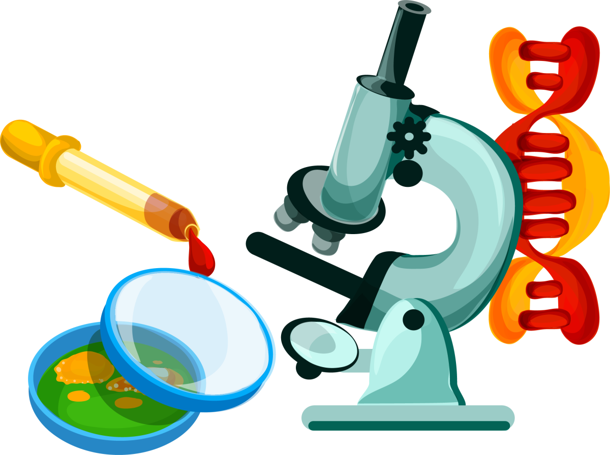 Микроскоп мультяшный