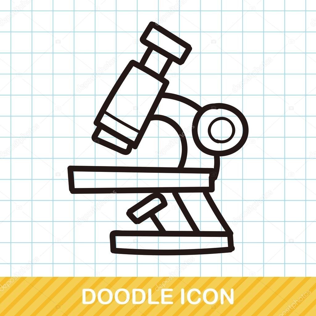 Небольшой рисунок микроскопа