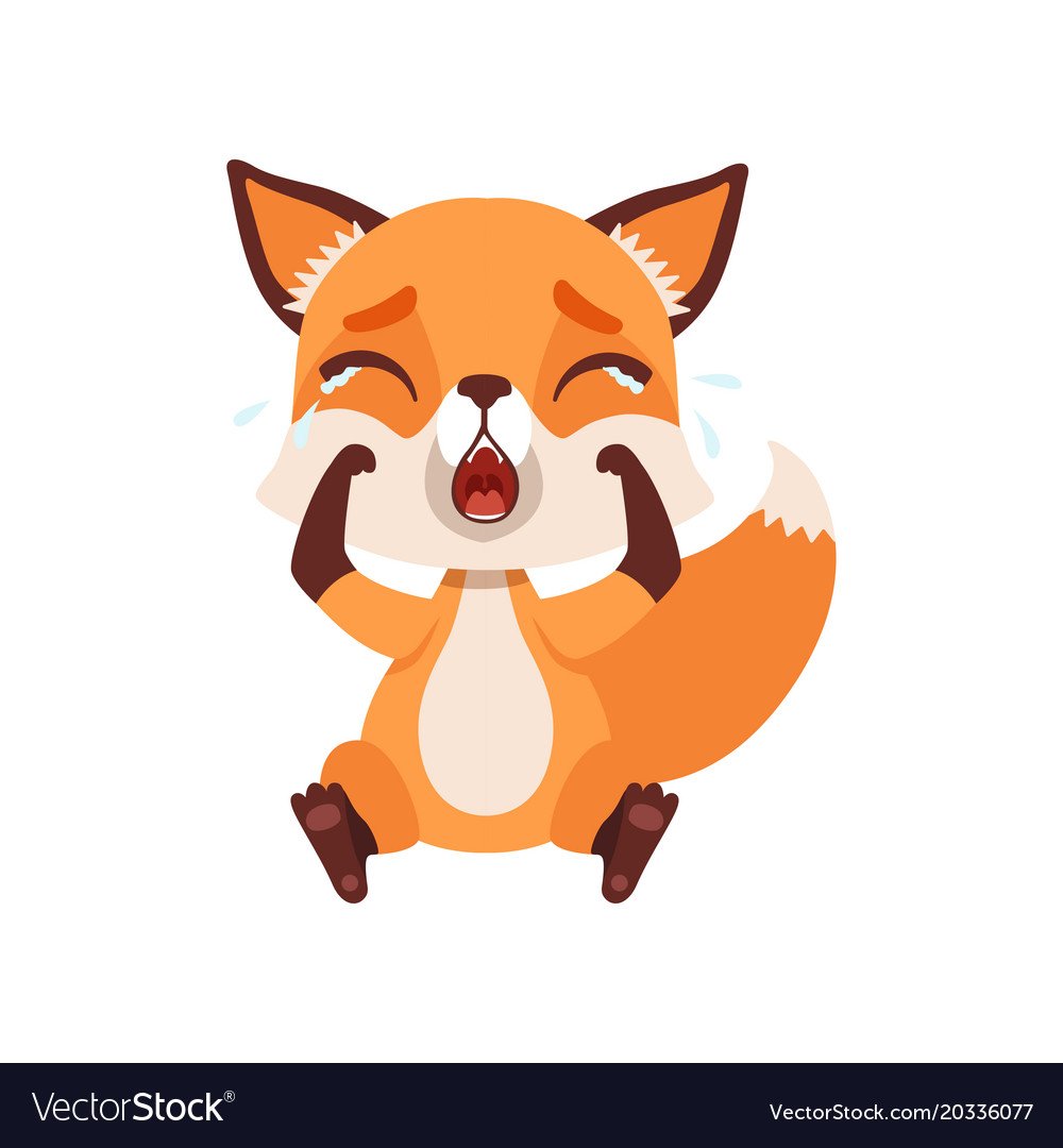 Лисенок плачет