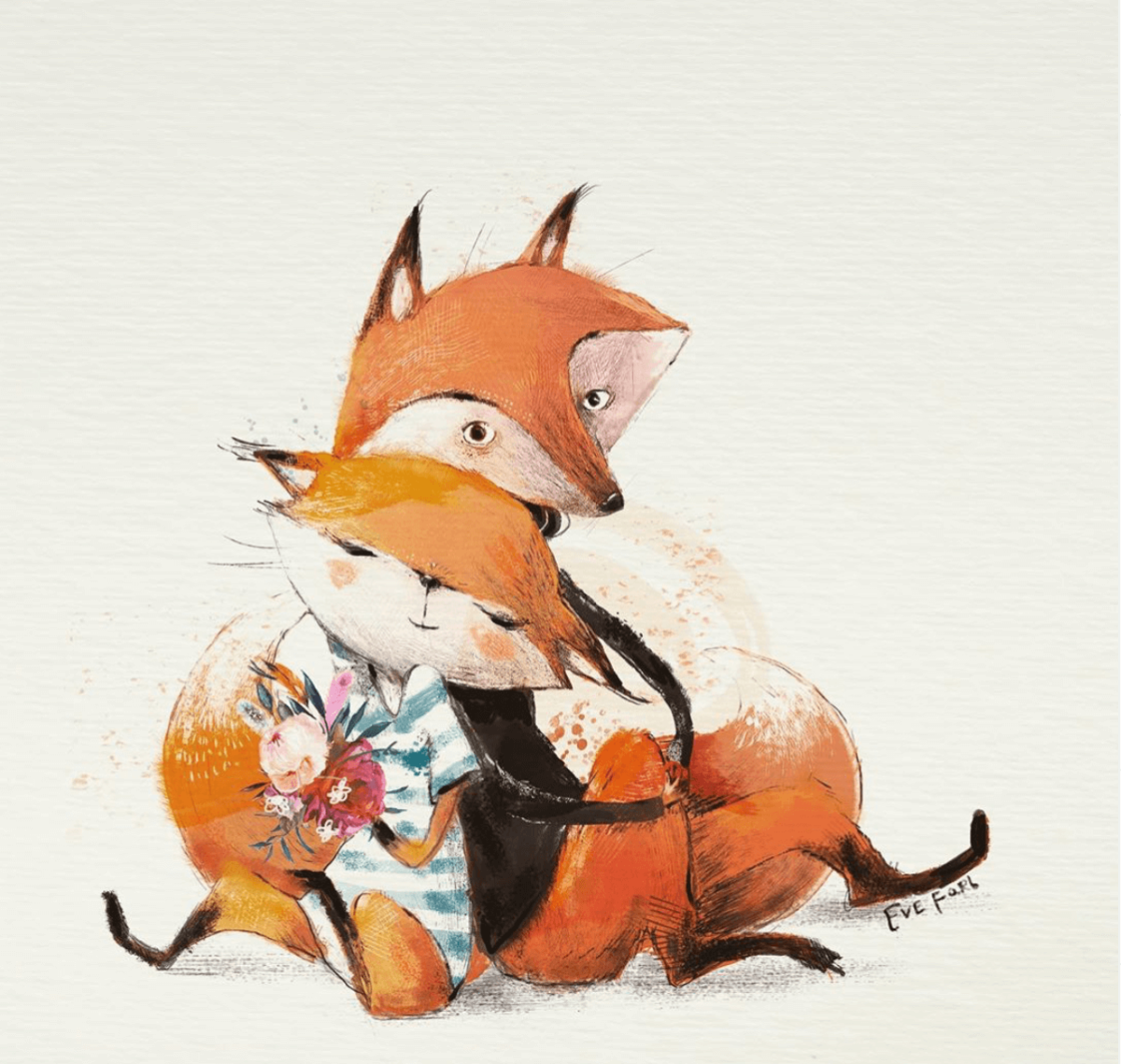 Ева фарб лисята