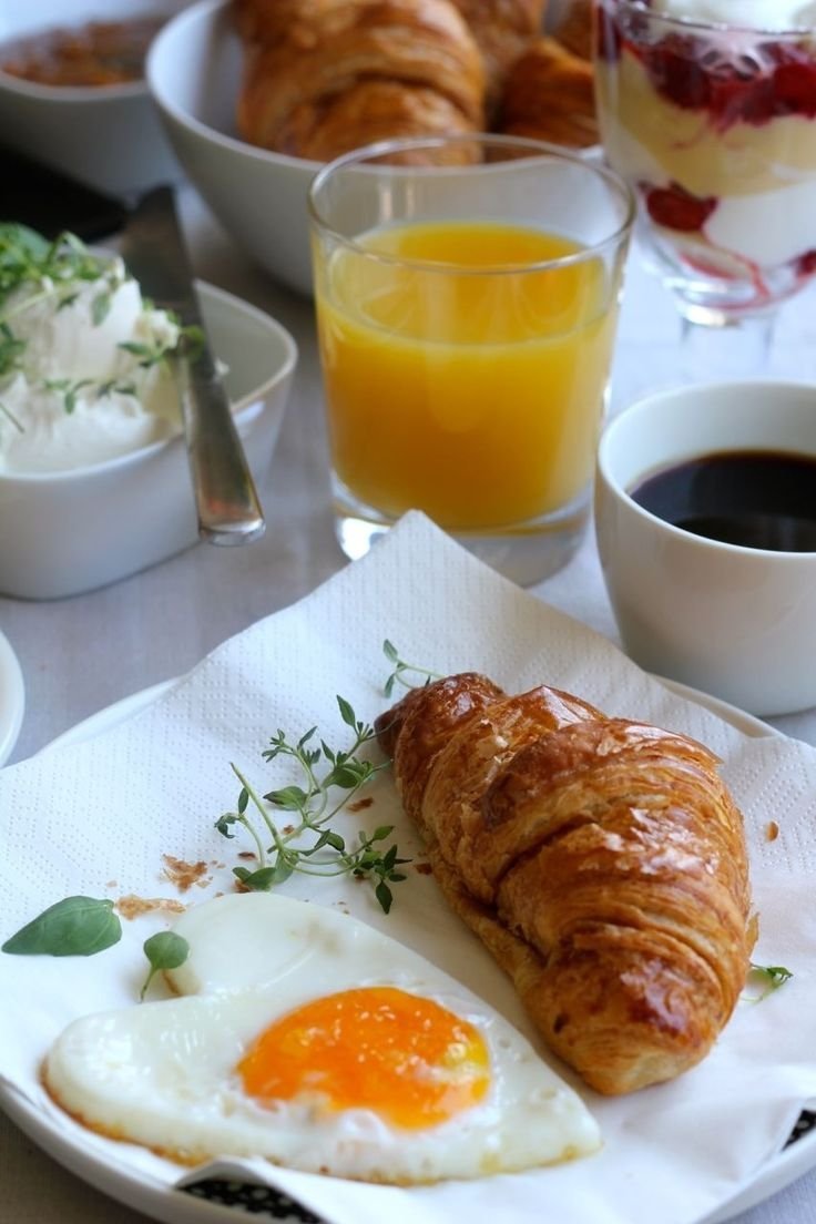 Красивый завтрак