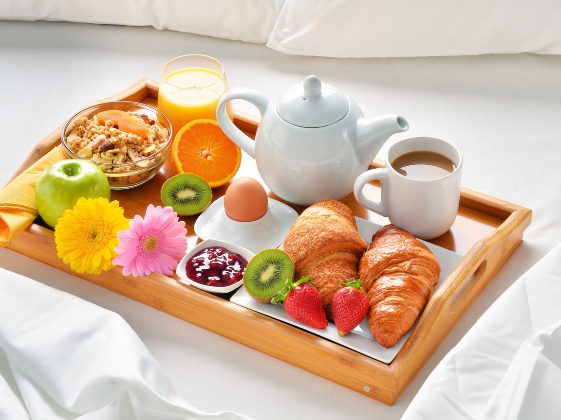 Поднос завтрак