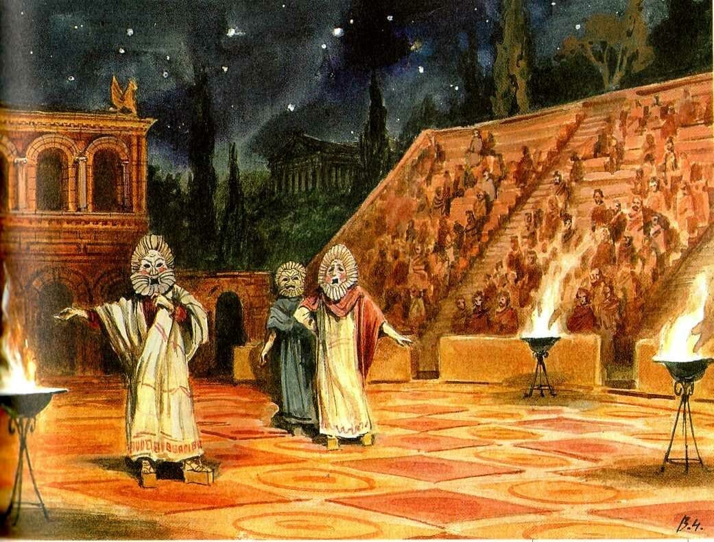 Орхестра в театре Диониса