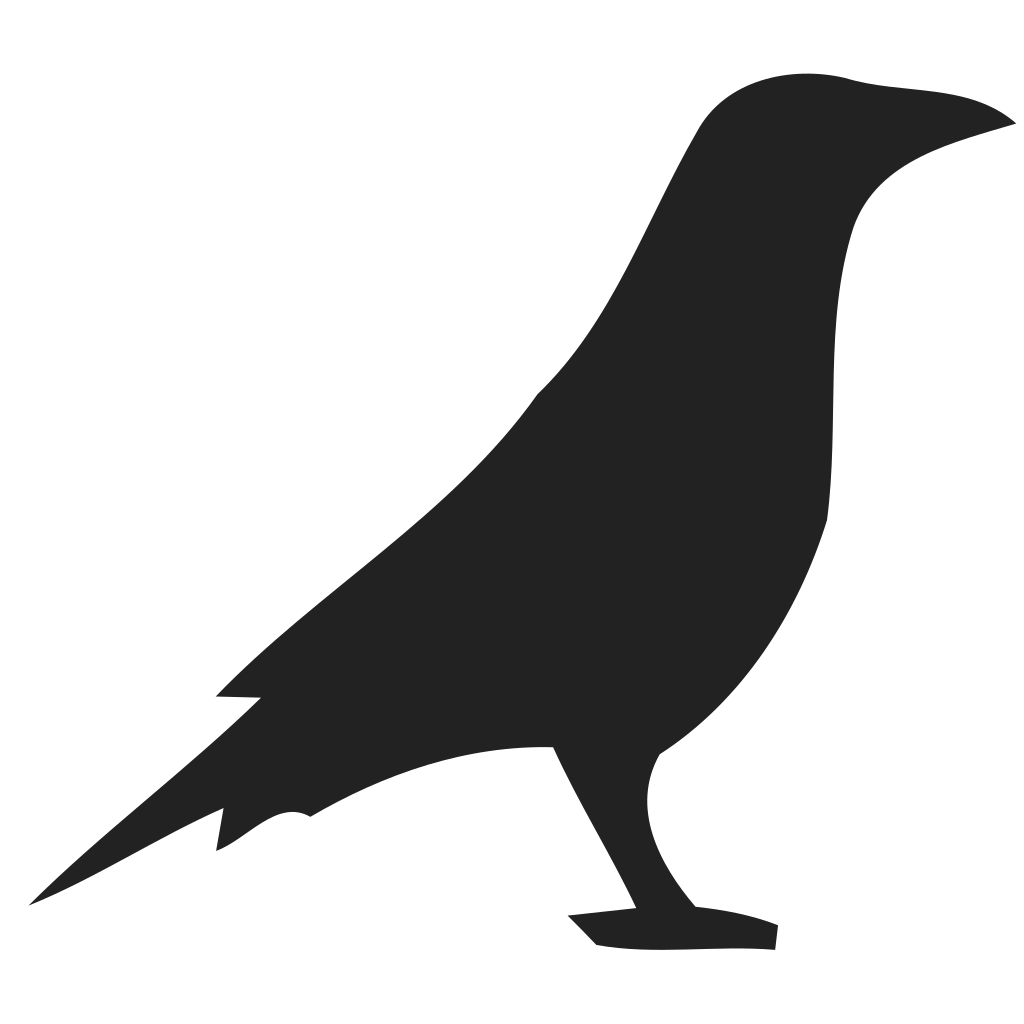 Ворон Славянский силуэт