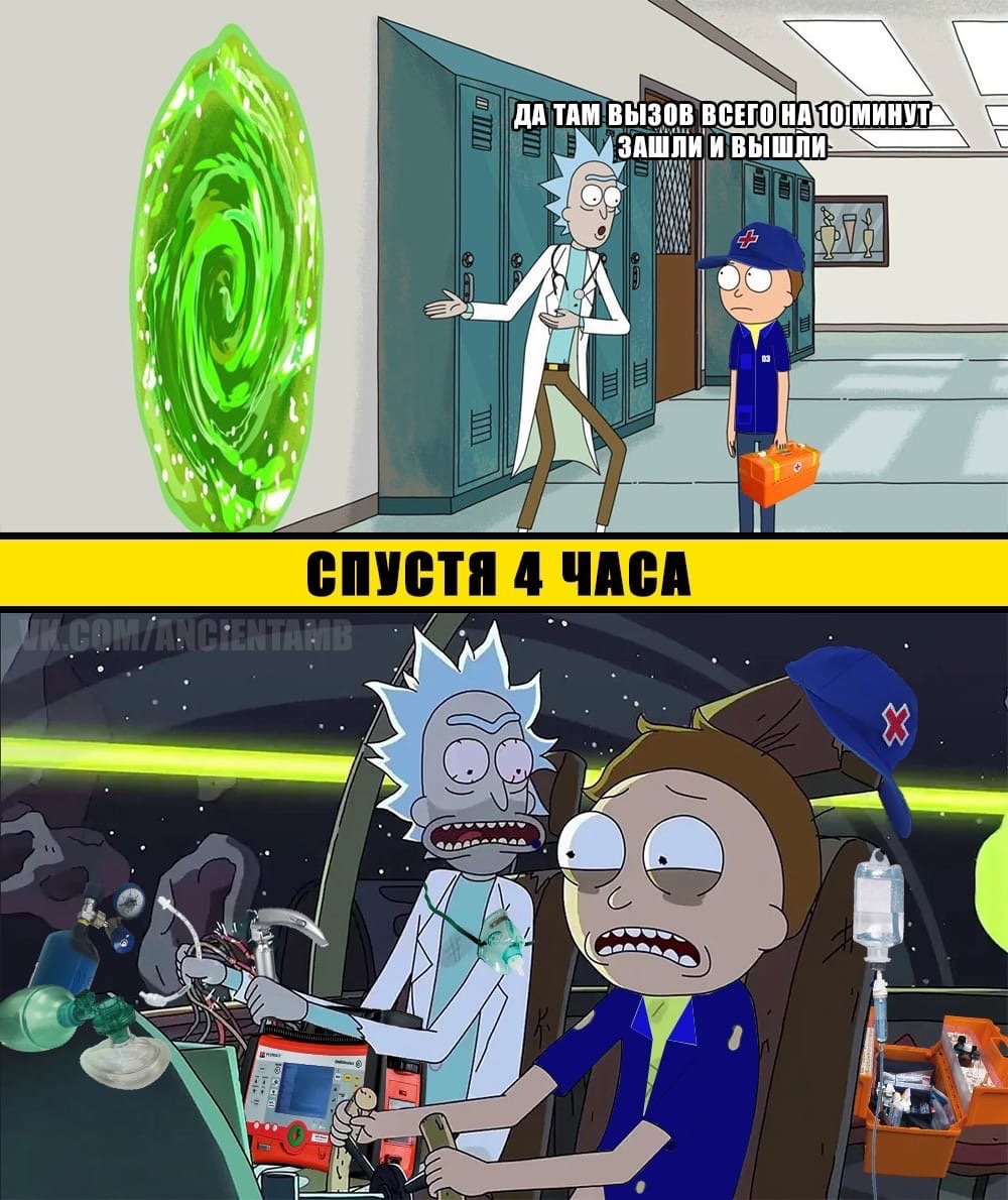 Для срисовки Рики Мортт