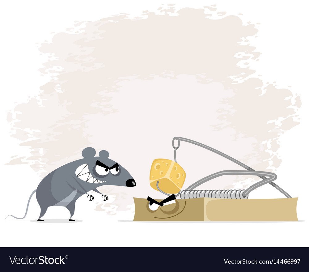 Мышка в капкане