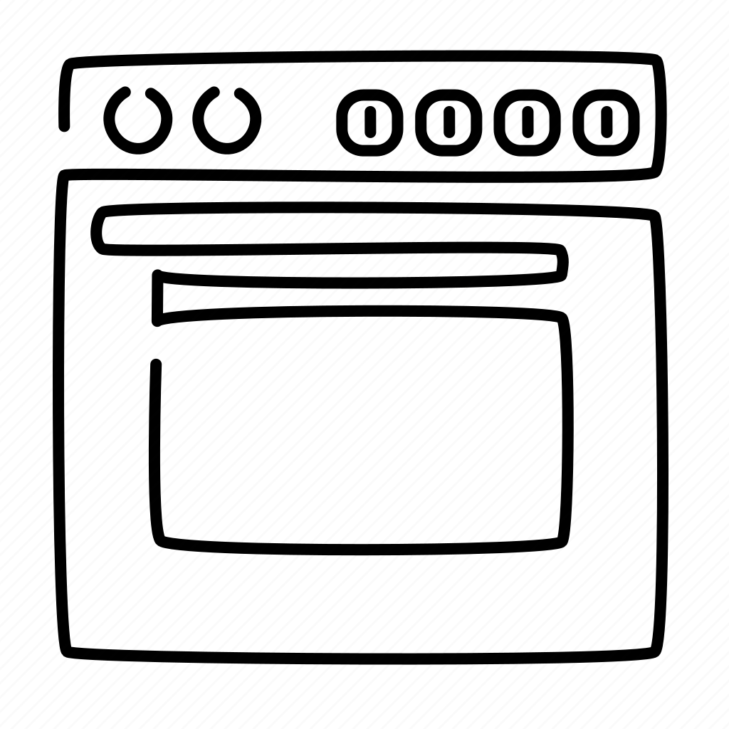 Духовка раскраска