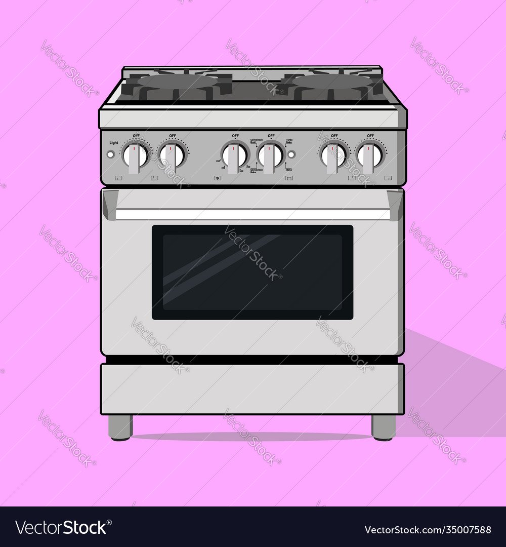 Газовая плита вектор