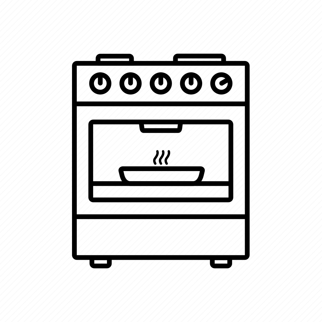 Пиктограмма газовая плита