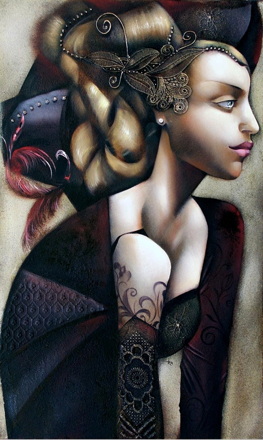 Настенное панно в стиле ар деко