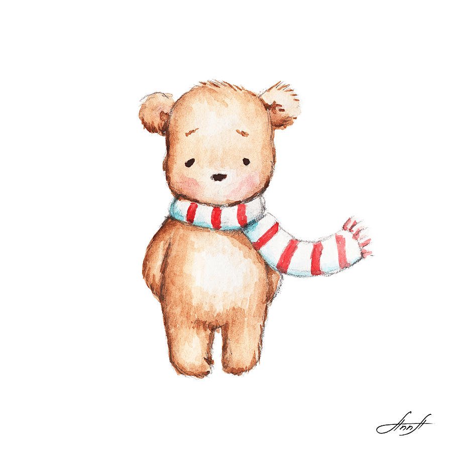 Медвежонок мультяшный