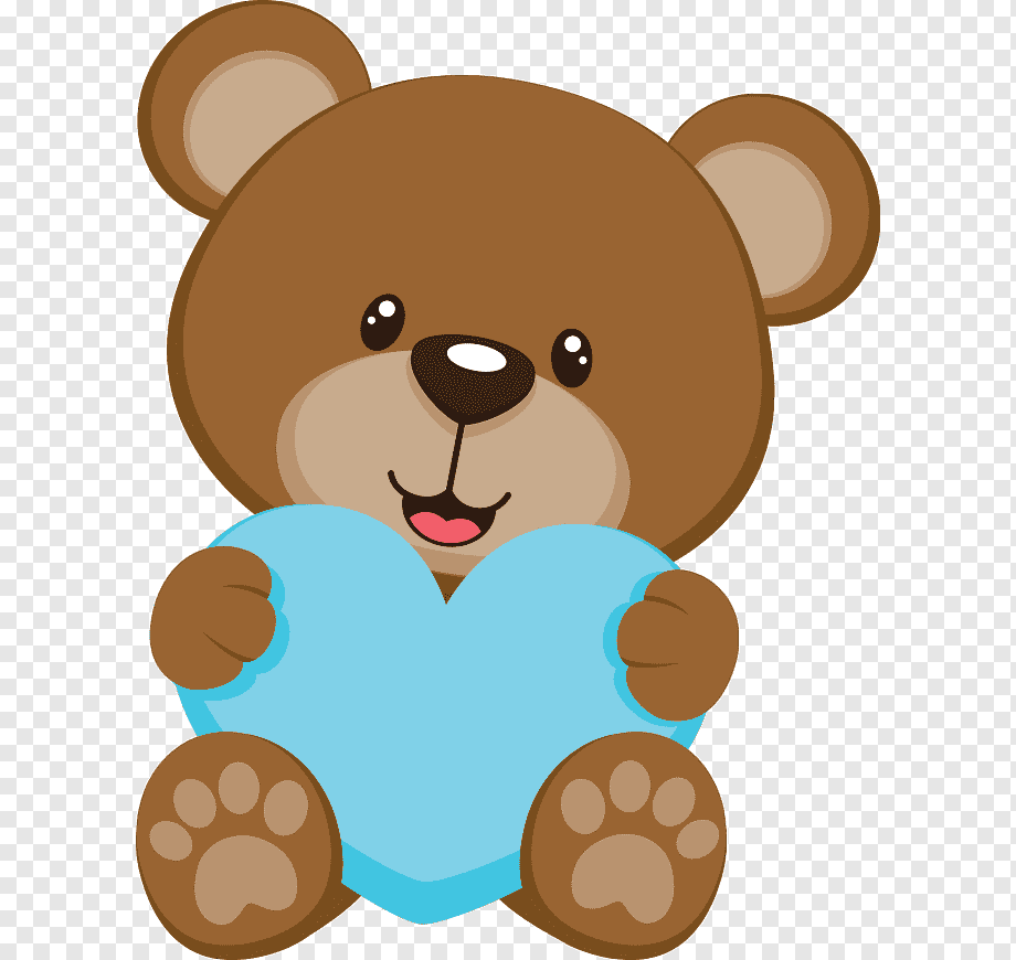 Медвежонок на прозрачном фоне