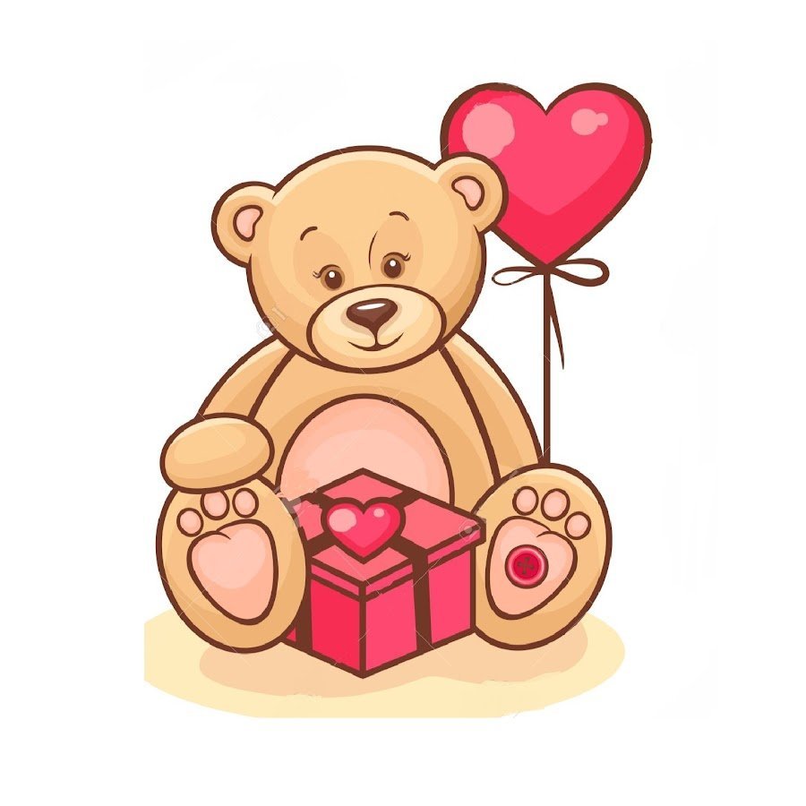 Мишка Тедди с подарком