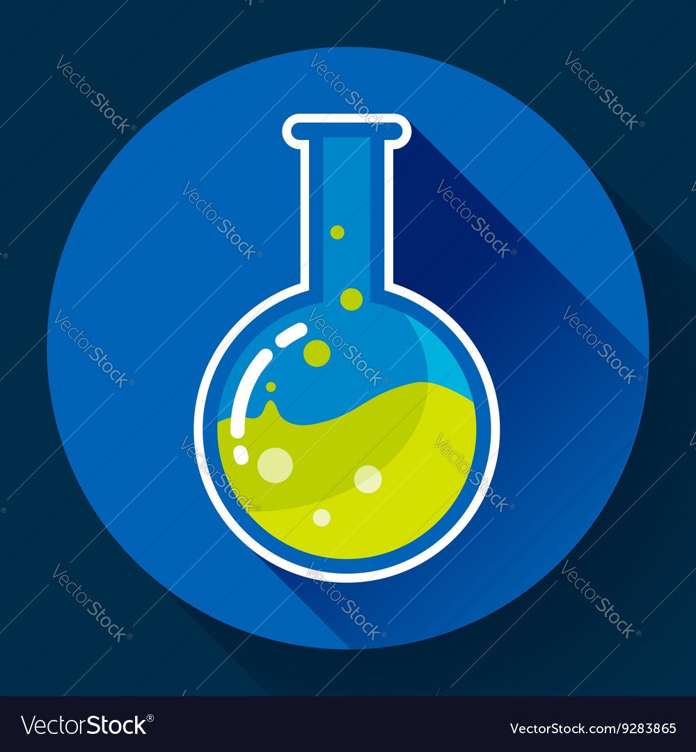 Изображение круглой колбы пробирки