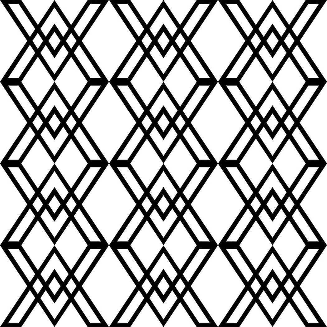 Вертикальный геометрический узор