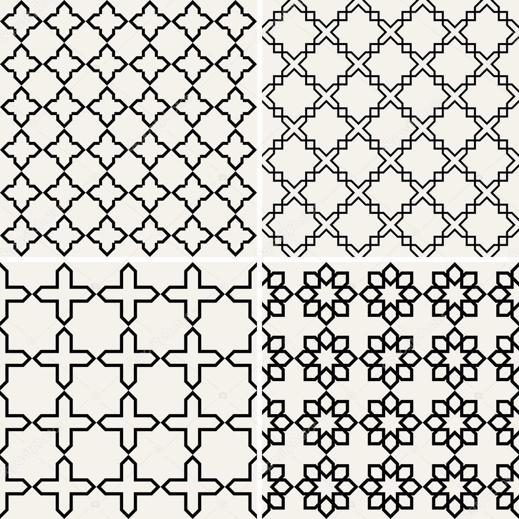 Орнамент сетчатый вектор