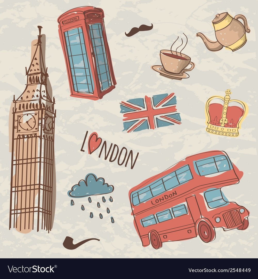 Рисунки Лондона для срисовки