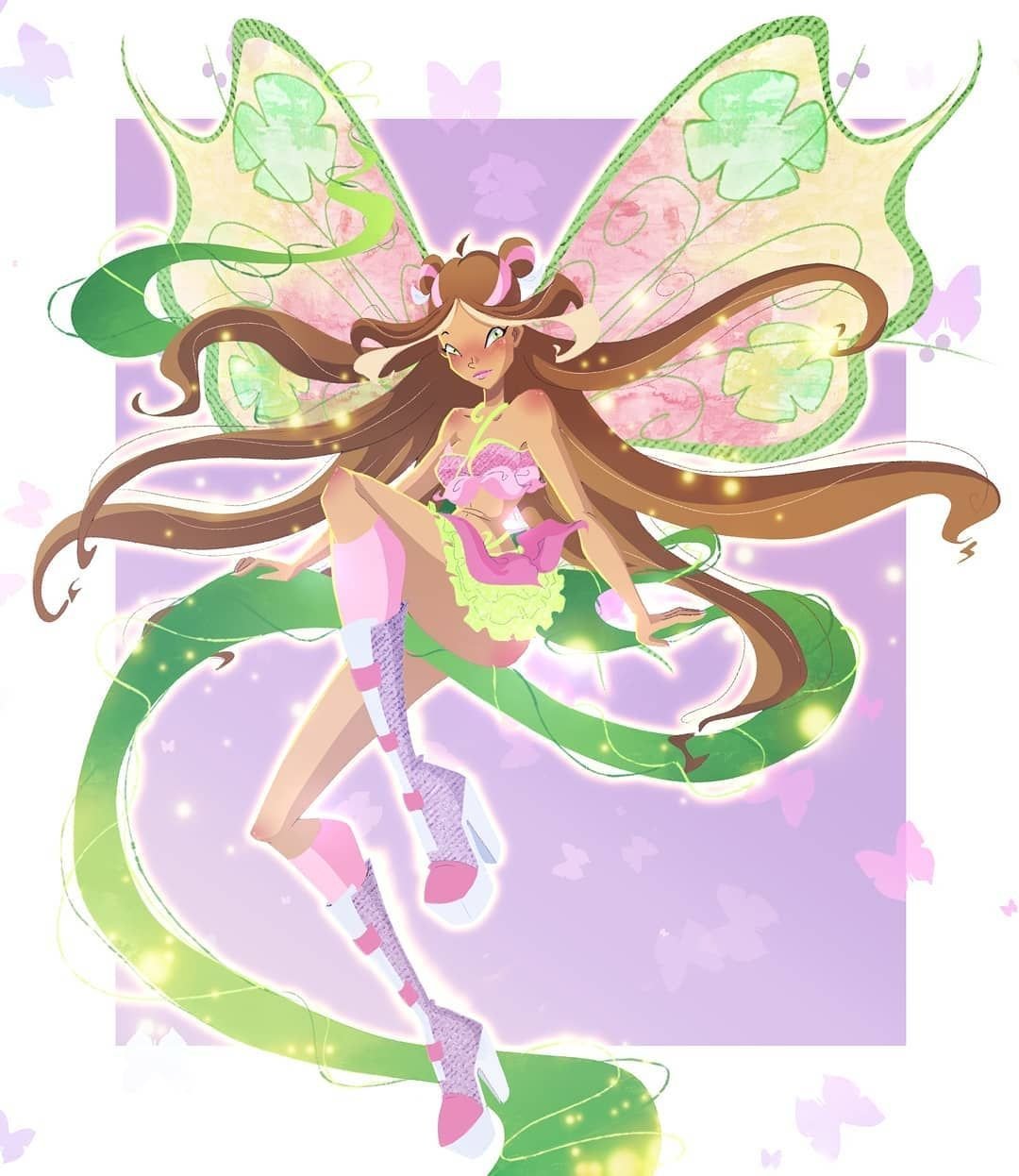 Винкс превращение Беливикс Флора