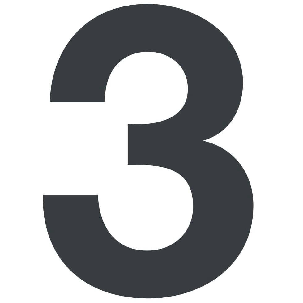 Цифры в кружках черные